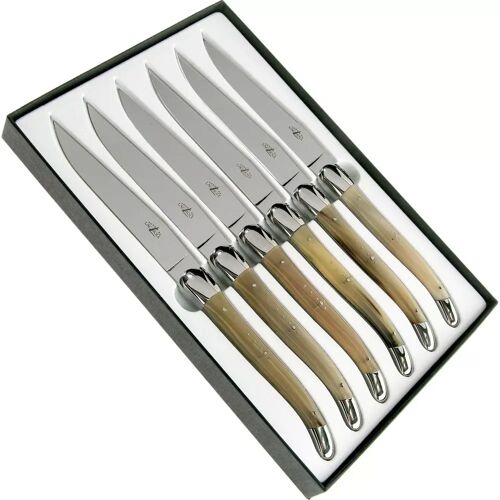 Rio Forge de Laguiole, T62MINB, Hornspitze Steakmesserset