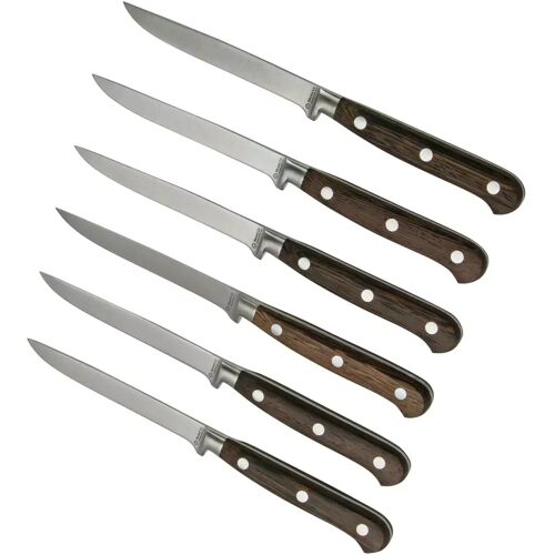 Maserin Apollo Wengé 2411-WE 6-teiliges Steakmesserset