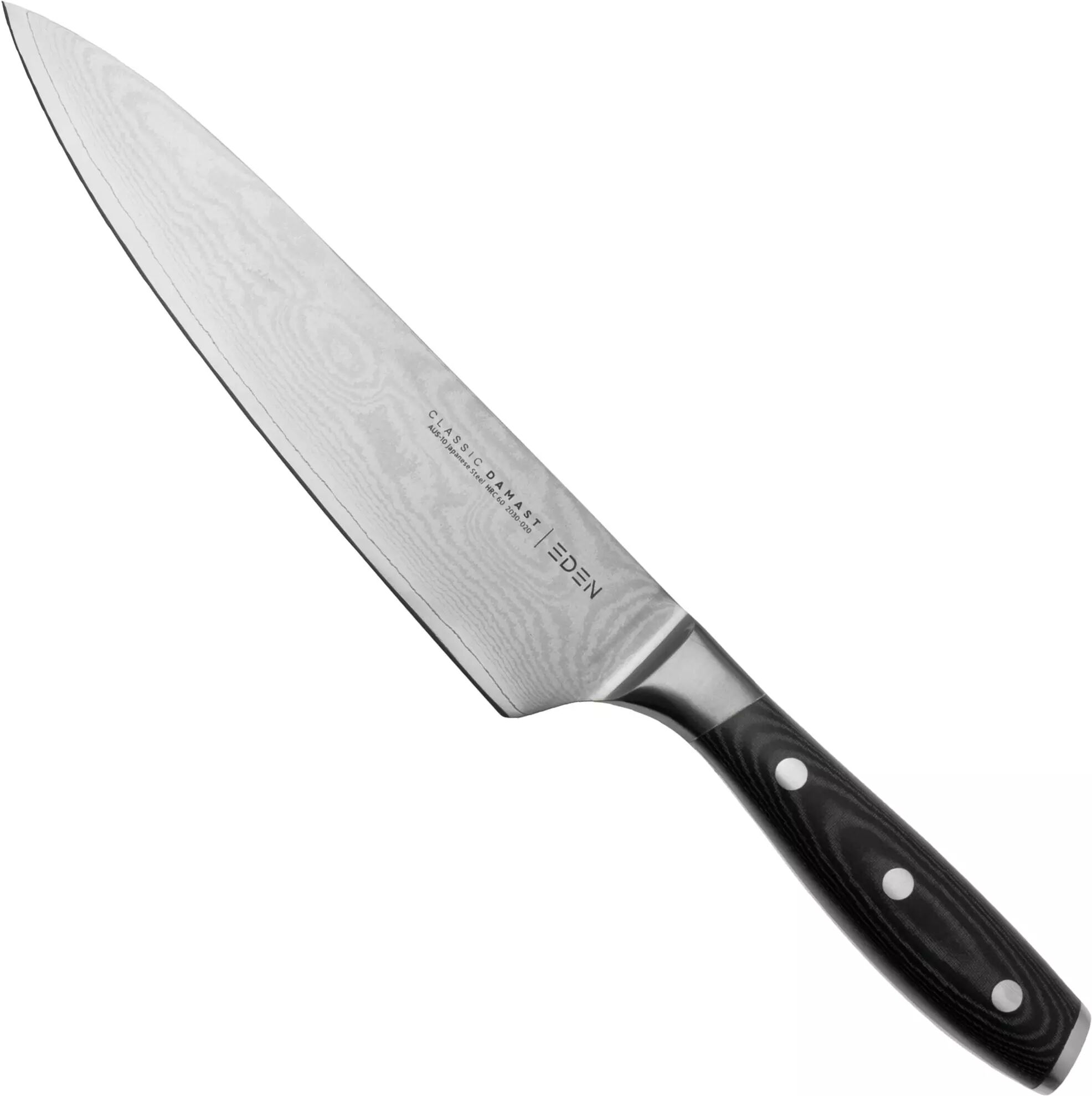 Eden Küchenmesser Eden Classic Damast Kochmesser 20 cm