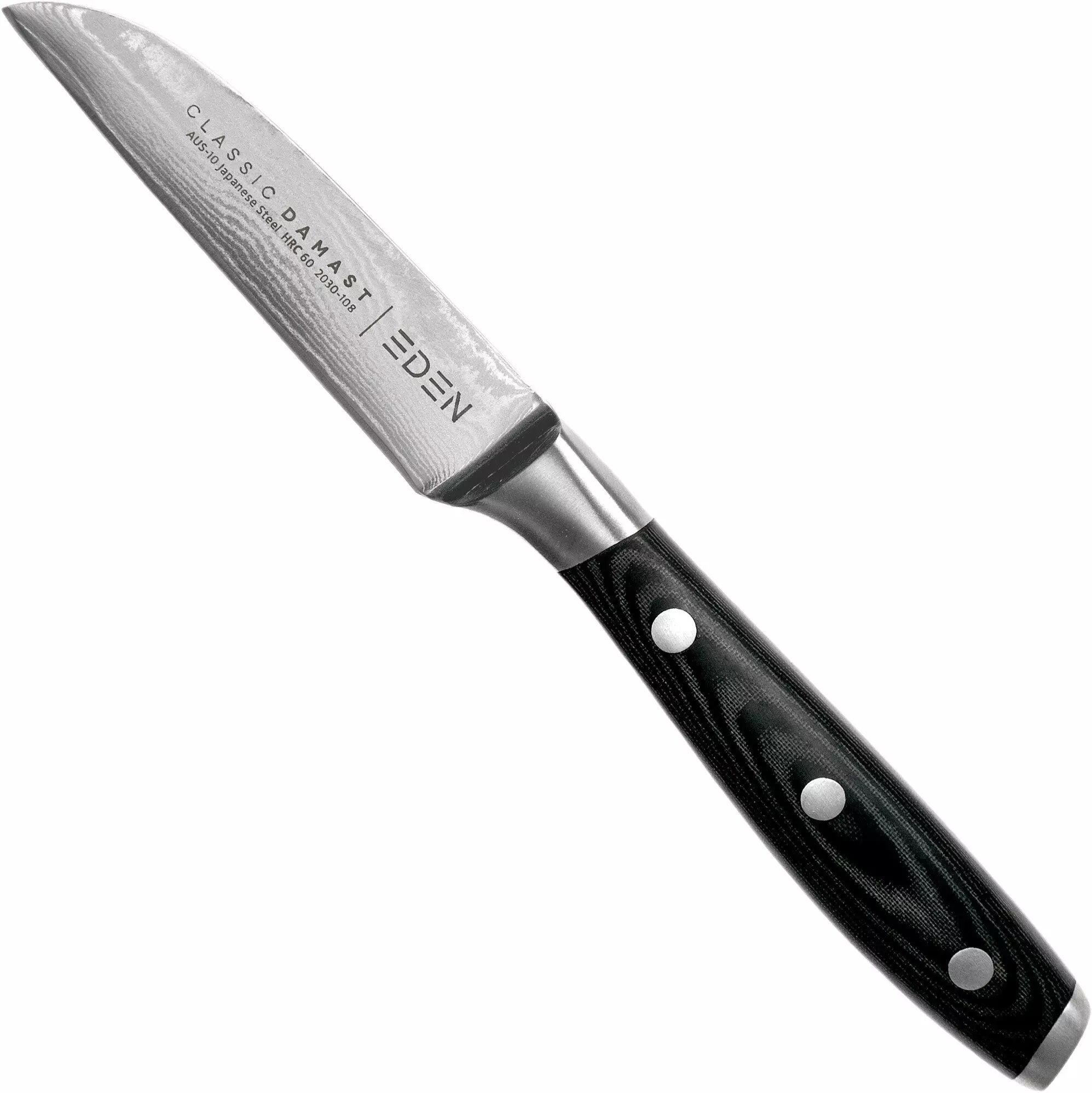 Eden Küchenmesser Eden Classic Damast Schälmesser  9 cm