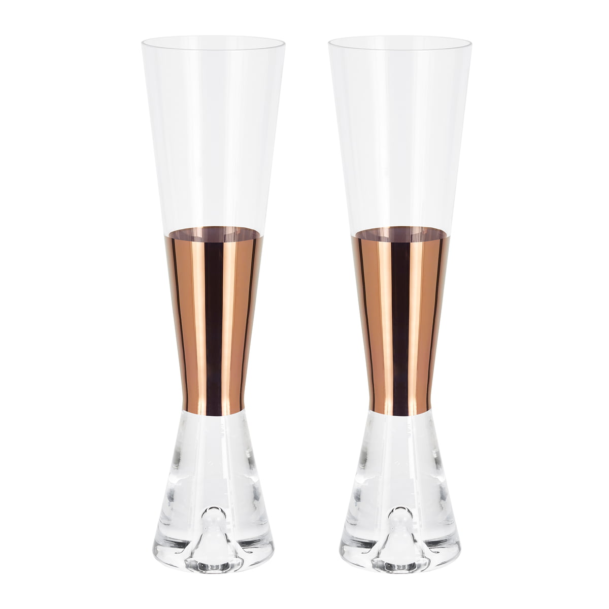 Tom Dixon - Tank Champagnerglas, 2er-Set