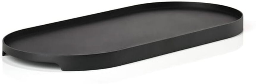 Zone Denmark - Singles Metall-Tablett oval, 16 x 35 cm, schwarz