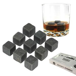 Megabilligt 9-pack Natural Whisky Rains - Ice Cubes of Stone Grey