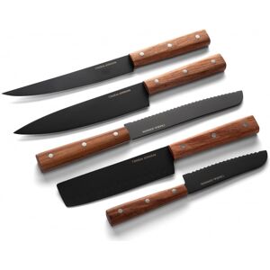 Orrefors Jernverk 5-pack Knivar Svart