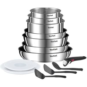 Tefal Ingenio Kitchen Battery 13 st, induktion, rostfritt stål, hållbart non -stick, känslor på L897DS04