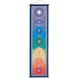 Northix Dekorationsbanner - Chakra-motiv