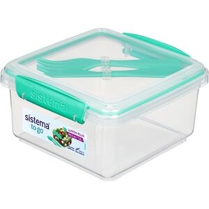 Sistema Lunch Plus To Go Madkasse, 1,2l, Teal