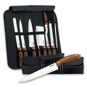 MSY Sæt Med 9 Køkkenknive Og Transporttaske