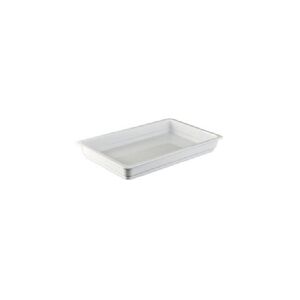 Multi Fad 1/1 GN 53x32x6.5 cm Ovnfast Porcelæn Hvid,4 stk/krt