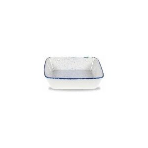 Multi Ovnfast fad Stonecast 2 ltr 25x25x6.2 cm Porcelæn Indigo Blå,6 stk/krt