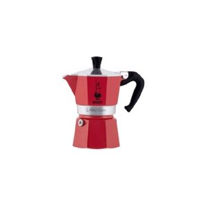 Bialetti Moka Express - Filtreringsapparat - 60 ml - passion rød