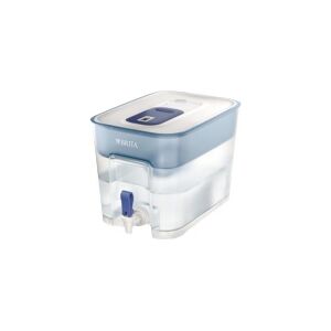 BRITA Fill&Enjoy Flow - Water filter dispenser - Størrelse 21.7 x 30.7 cm - Højde 22.4 cm - 8.2 L - hvid, benzin