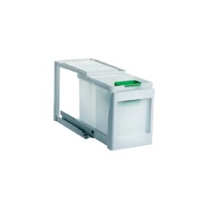 EICO 2pk - Affaldsspandsystem - 20 L - affaldsseparation - hvid