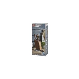Richardson Sheffield  SCANDI - 5 pc knife block - wood