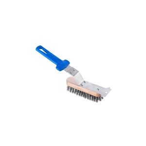 gi metal Brush for grills. Stainless steel bristles.With scraper