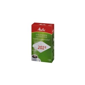 Melitta Kaffefilter Pyramidefilter nr. 202 hvid (5 x 100 Stk/krt)