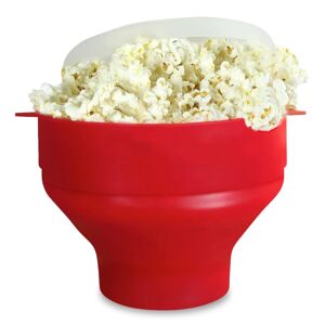brand Popcorn skål Silikone Micro skål til Popcorn - Sammenklappelig Grön