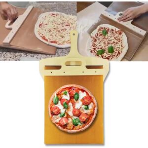 brand Sliding Pizza Peel - Pala Pizza Scorrevole, Pizza Peel That Transfers Pizza Perfectl, Pizza Pagaj med Håndtag, Pizza Spatel Pagaj A