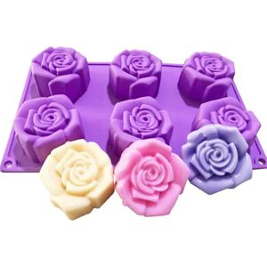 Rose Shape Non-Stick Form - Silikone Form Multi-Cavity Forme til