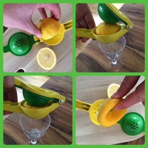 Citronpresser - Limepresser - Appelsinpresser 3-i-1: Aluminu