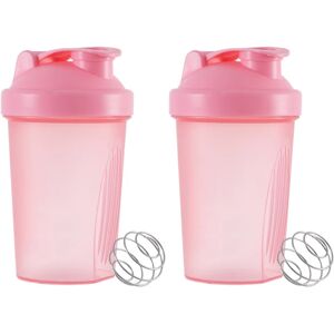 Protein Shaker Cup med omrøringskugle, multifunktions vandflaske