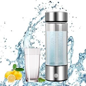 FMYSJ Hydrogen Water Generator Bottle Spe-pem Technology High Borosilicate Glas (FMY) Silver