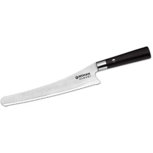 Böker 130423DAM Messer Damast Black Brot, Schwarz, 36 cm