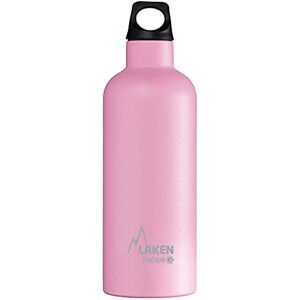 Laken Unisex – Erwachsene Futura Thermo 0,5 Liter, BPA frei, wiederverwendbar, recyelbar (schmale Öffnung) flasche 0,5 l, rosa, 0.5