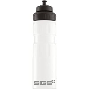 SIGG WMB Sports Water Bottle, 0.75 L, Non-Toxic and Leak-Proof Drinking Bottle, Feather-Light, Aluminium, white