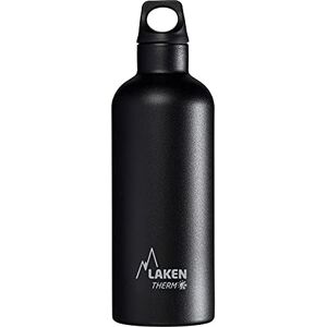 Laken Trinkflasche Futura Schmal, Black, 0.5 Liter, TE5N