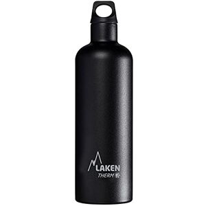 Laken Trinkflasche Futura Schmal, Black, 0.75 Liter, TE7N