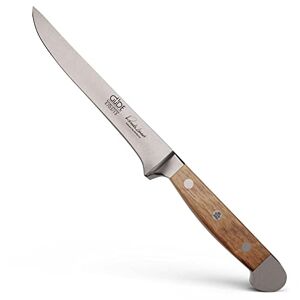 Güde Alpha Slicing Knife Oak Series Blade Length:21 cm Barrel OAk Wood E765/21, E703/13, Ausbeinmesser 13 cm