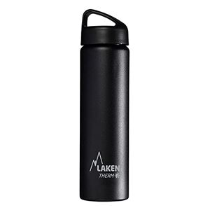 Laken Thermo Flasche Classico Weit, Black, 0.75 Liter, TA7N