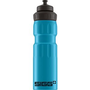 SIGG WMB Sports Water Bottle, 0.75 L, Non-Toxic and Leak-Proof Drinking Bottle, Feather-Light, Aluminium, blue