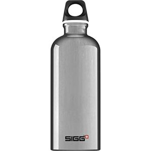 SIGG Traveller Water Bottle, 0.6 L, Non-Toxic and Leak-Proof Drinking Bottle, Feather-Light, Aluminium