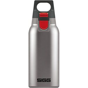 SIGG Hot & Cold ONE Brushed (0.3 L) Thermo Trinkflasche, schadstofffreie und isolierte Edelstahl Trinkflasche, einhändig bedienbare Outdoor Thermo-Flasche