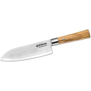 Böker Damast Olive Santoku Kochmesser