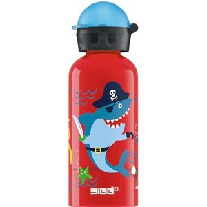 SIGG Aluminium Children's Drinking Bottle KBT Underwater Pirates, Leak-Proof, Light as a Feather, BPA-Free, Climate Neutral Certified, Red, 0.4 L