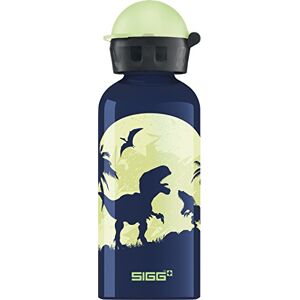 SIGG Glow Children's Non-Toxic Drinks Bottle with Leak-Proof Lid, Feather-Light Aluminium Water Bottle, 400 ml Capacity