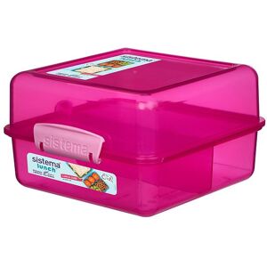 Sistema Madkasse - Lunch Cube - 1,4 L - Pink - Sistema - Onesize - Madkasse