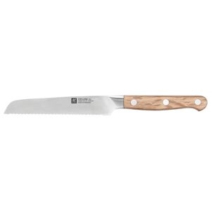 ZWILLING Pro Wood Tomatkniv 13 cm, Natur, Bølgskær