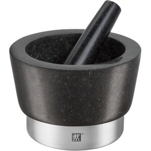 ZWILLING Spices Morter og støder 15 cm, Rund, Sort, Granit