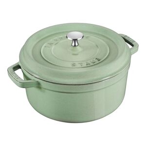 Staub La Cocotte 26 cm / 5,25 l, Rund, Salvie, Støbejern