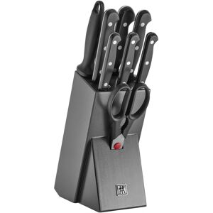 ZWILLING TWIN Chef 2 Sæt med knivblok 9-dele, Antracit