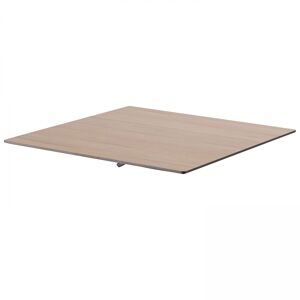 Oviala Tablero laminado para mesa de 60x60 cm en roble claro