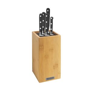 Sabatier Trompette Bloque de 5 cuchillos madera madera claro