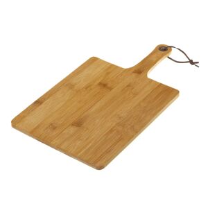 LOLAhome Tabla de cortar rectangular de bambú con asa de 45 cm