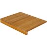 LOLAhome Tabla de cortar rectangular de bambú de 45 cm