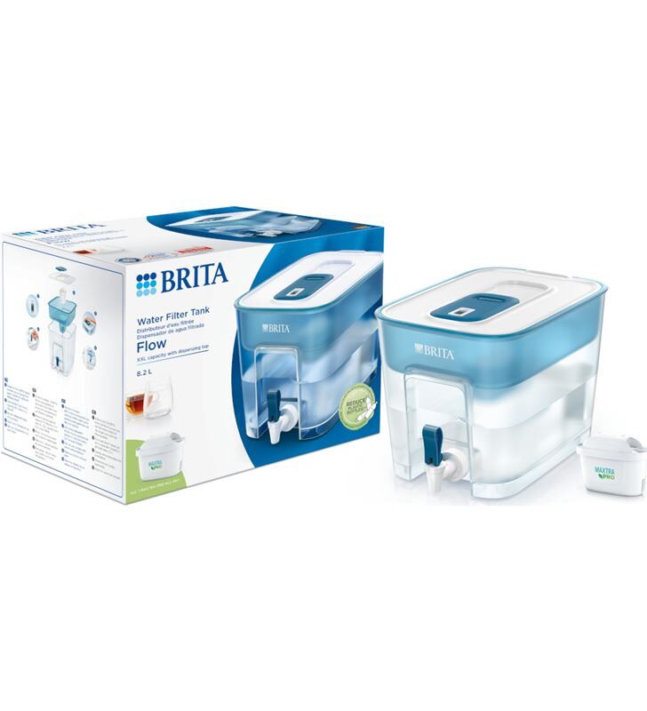 Brita 1051126 deposito filtrante flow azul 1 fil purificador