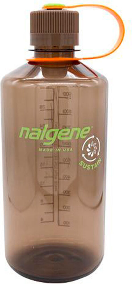 Nalgene bidn boca estrecha sustain 1l cantimplora Marron (UNICA)